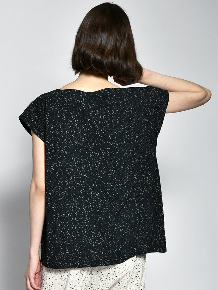 Tunic in Black Speckle