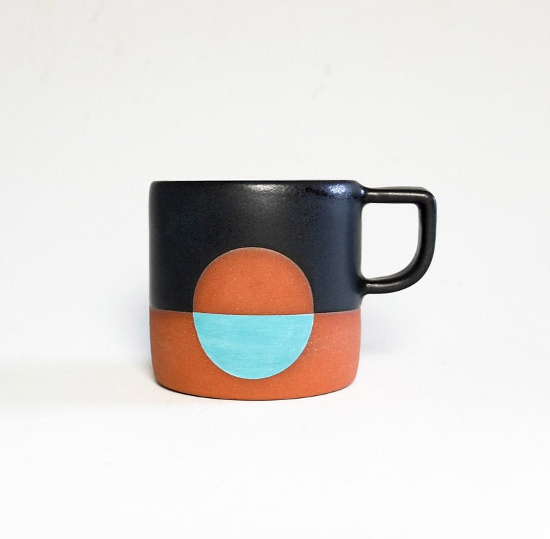 Wolf Ceramics Moon Mug Black