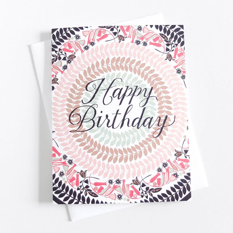 Banquet Cards Beaux Birthday Greetings Card