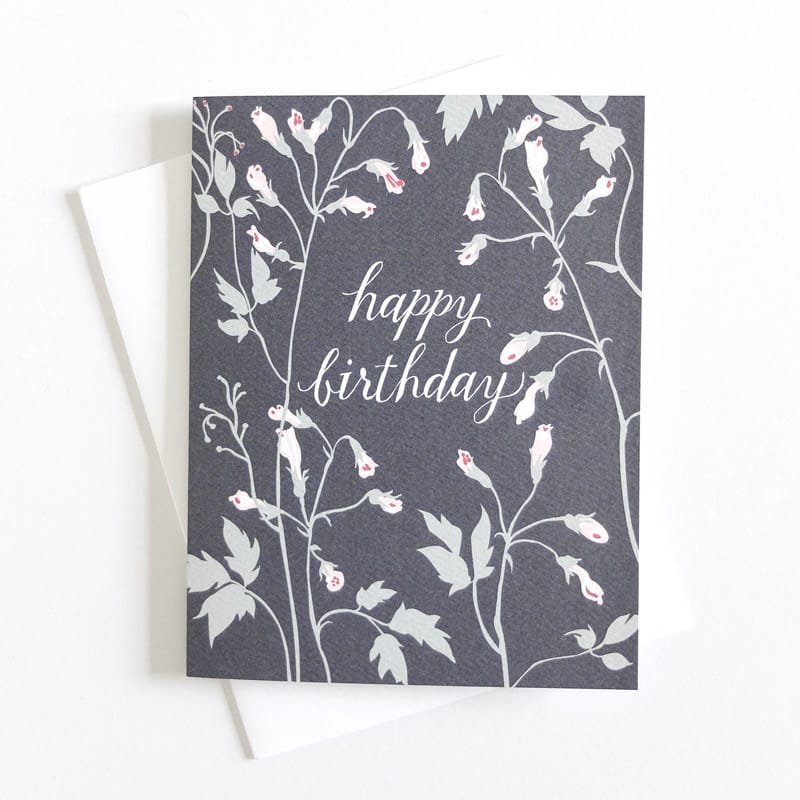 Banquet Cards Vining Happy Birthday Card