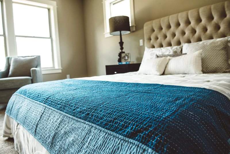 Barmer Kantha Throw - Blue