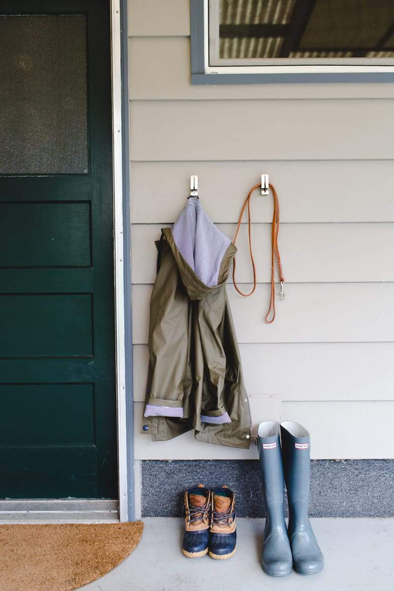 betsy & iya solid bronze rectangle double wall hook