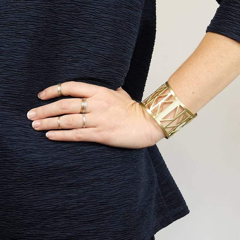 betsy & iya Fremont Bridge Cuff bracelet