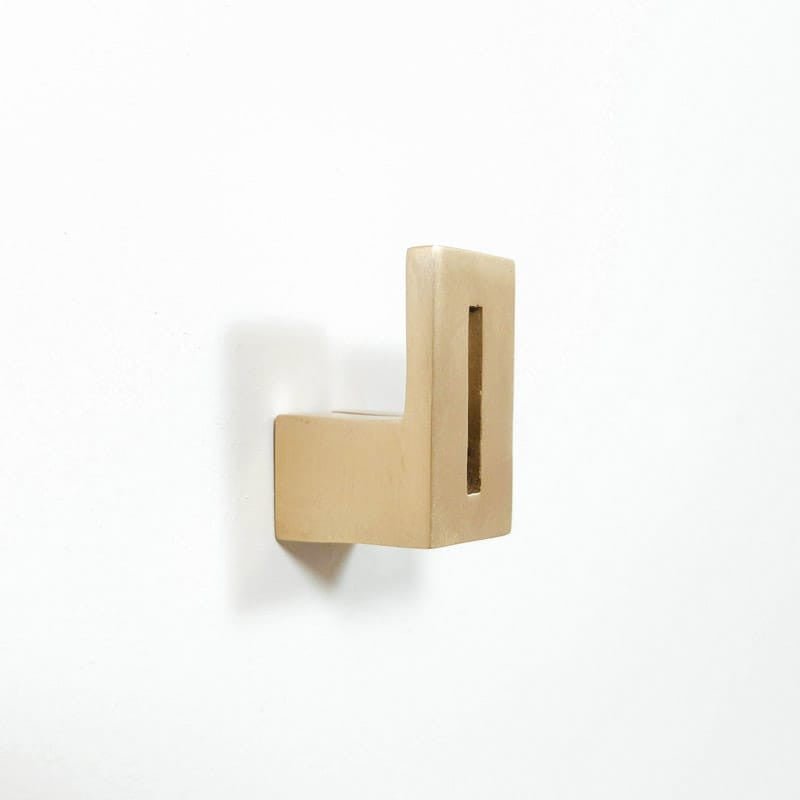 betsy & iya geometric cast bronze coat hook