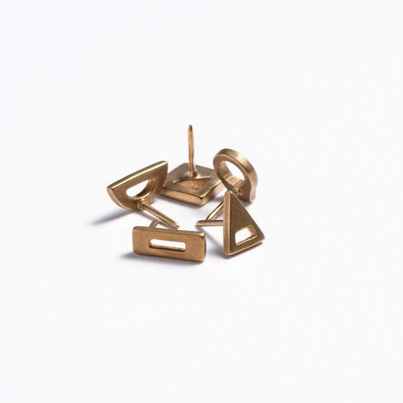 betsy and iya modern push pins geometric shapes