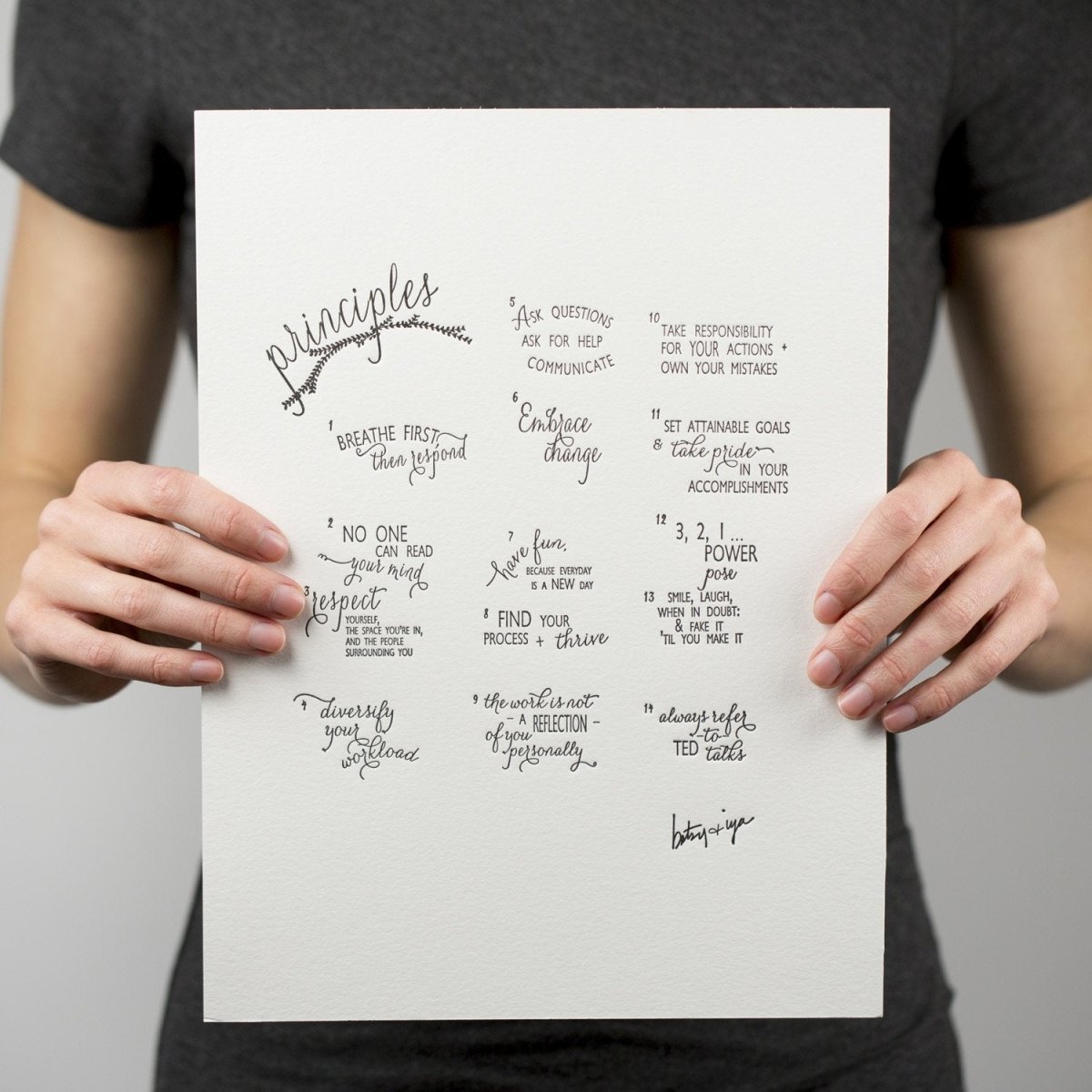 Principles Letterpress