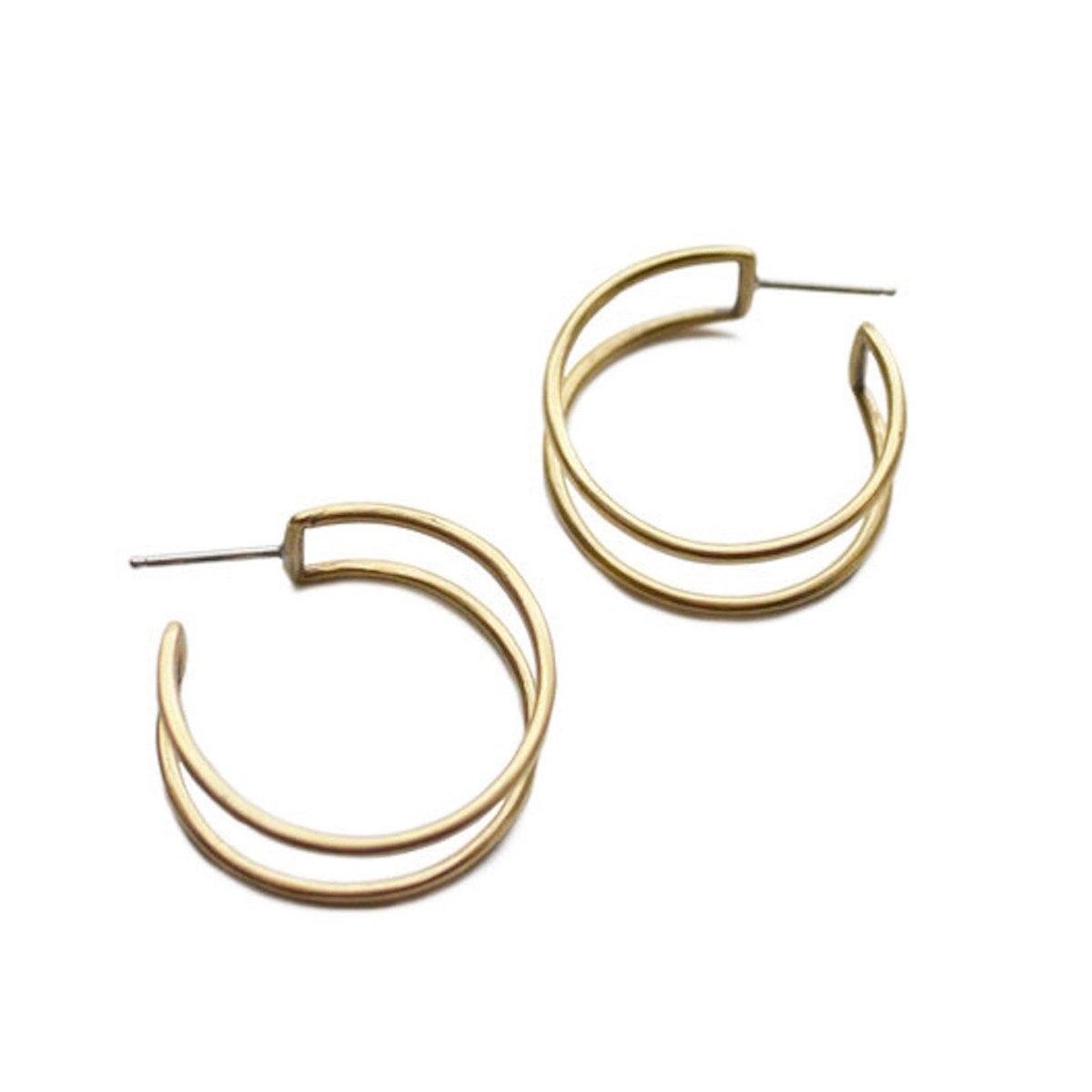 Circle Cage Hoops by Natalie Joy