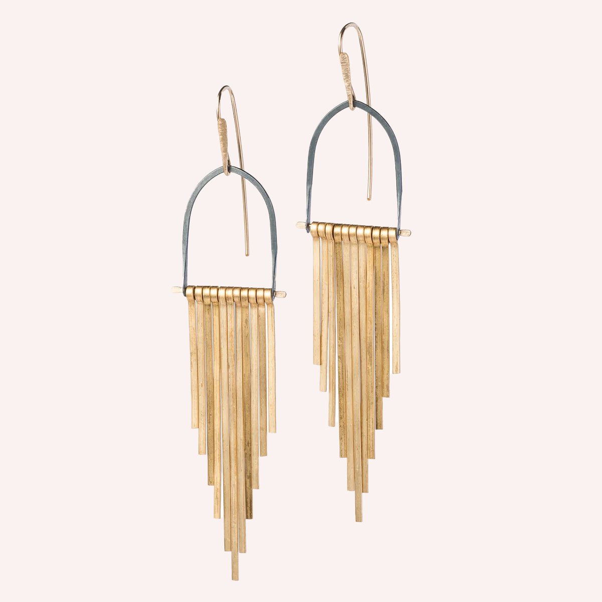 Brass Celestial Earrings