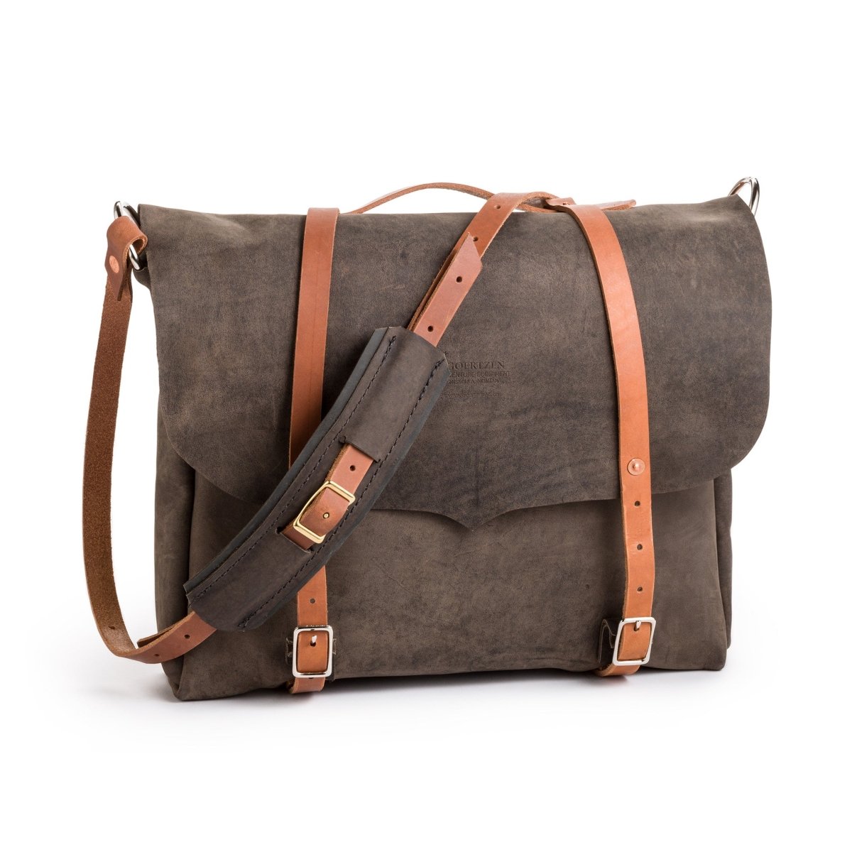 Goertzen Adventure Equipment Large Leather Messenger Bag
