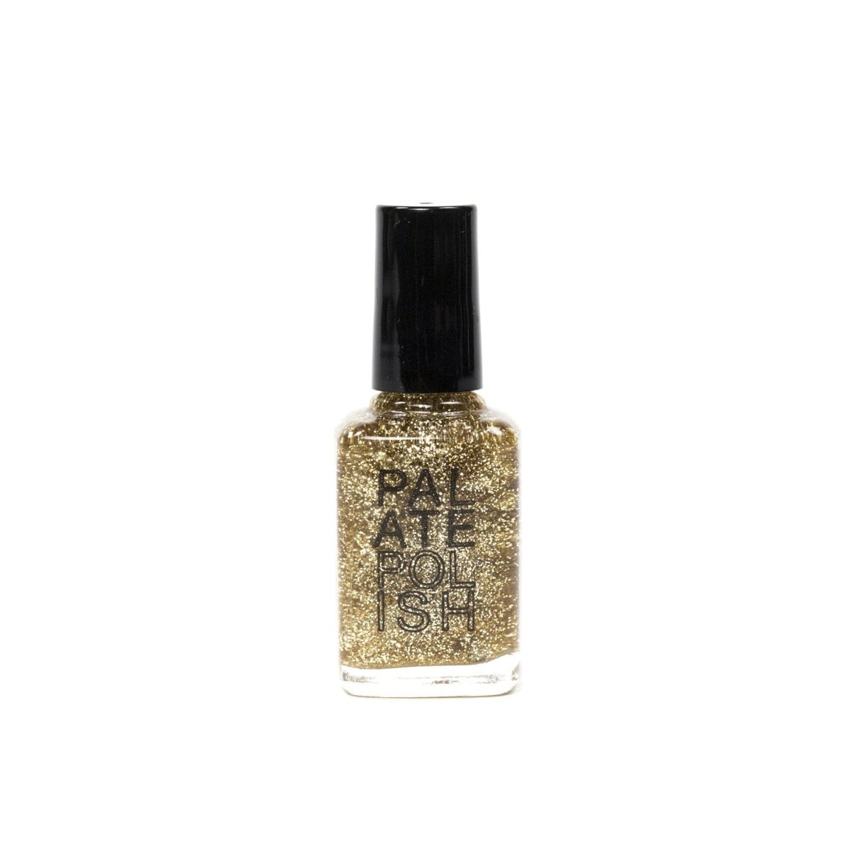 Palate Polish Vegan 10-Free (almost non-toxic) Nail Polish Gold Gumdrop Glitter.