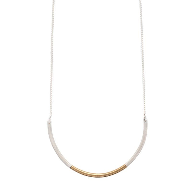 "Subete" mixed metal necklace - betsy & iya