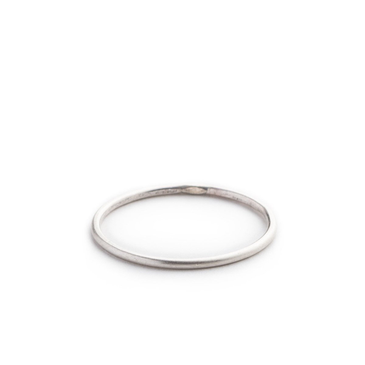 betsy & iya smooth sterling silver stacking ring