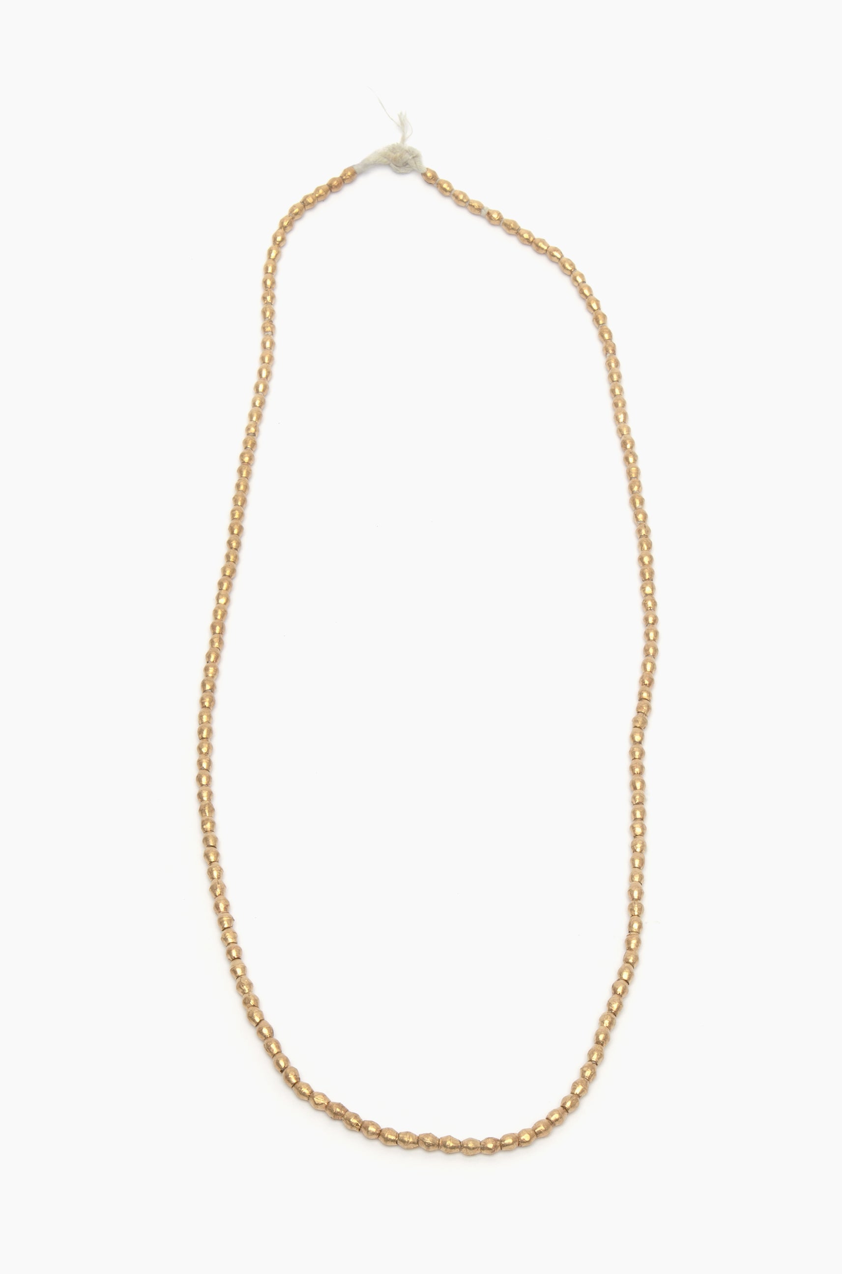 Strand of Medium Metal Beads from Ethiopia