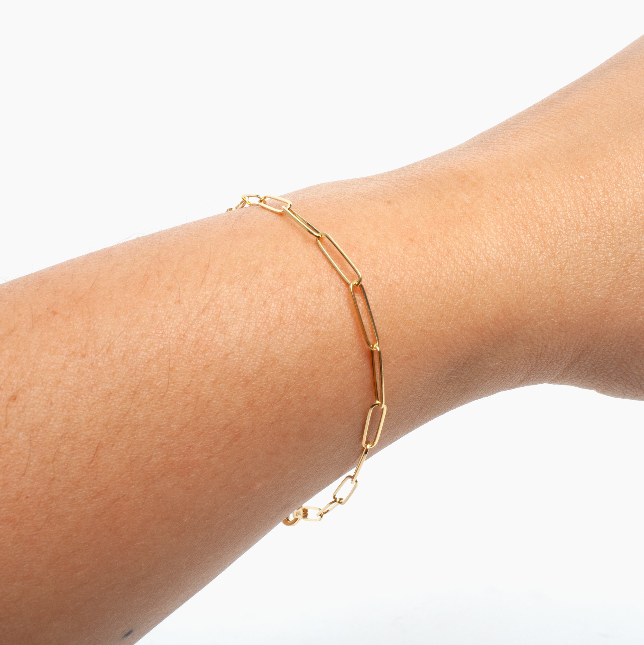 Paperclip Chain Bracelet