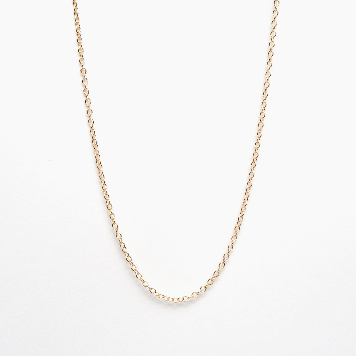 14K Yellow Gold Cable Chain