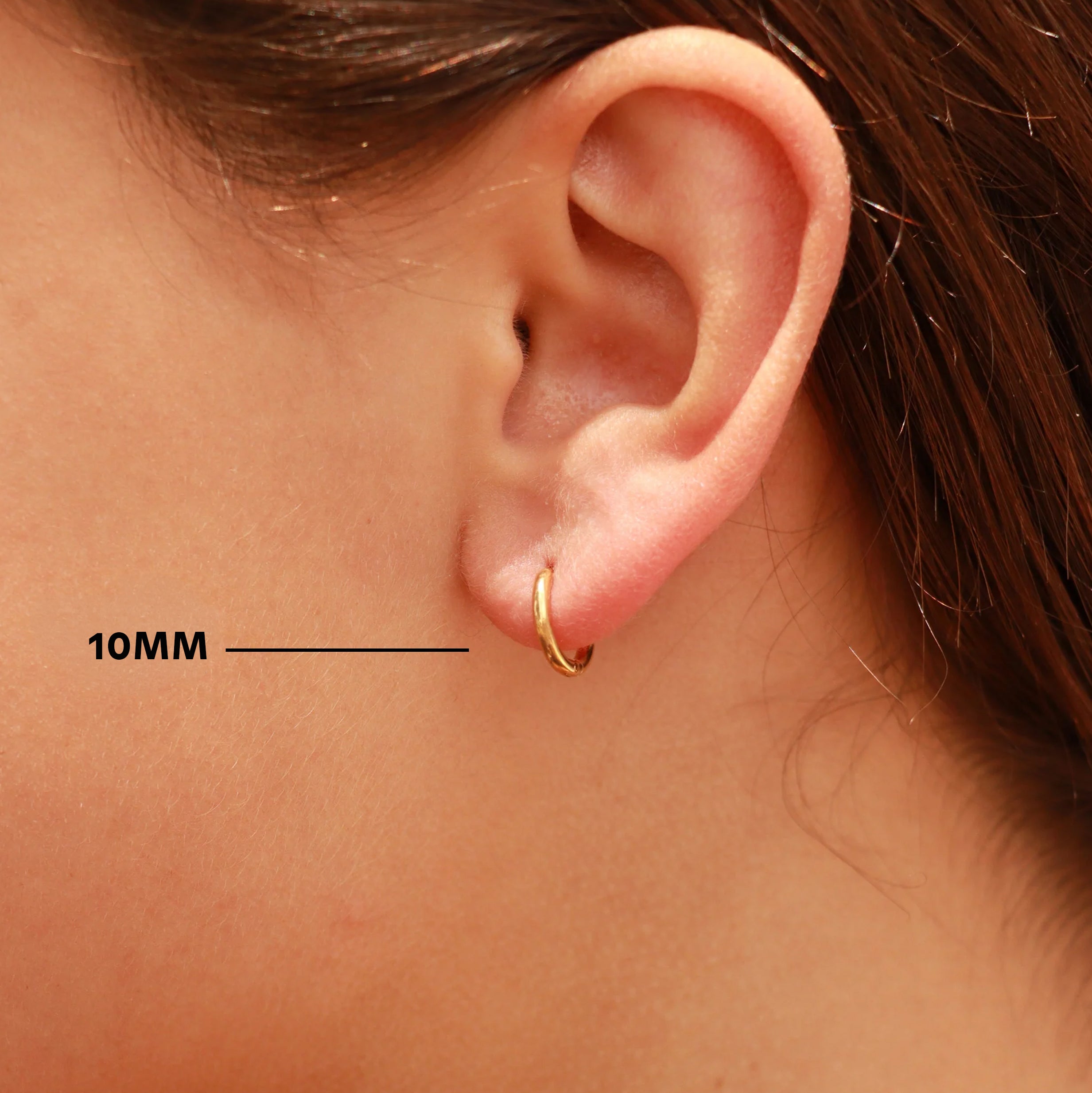18K Gold PVD Classic Huggie Hoop Earrings