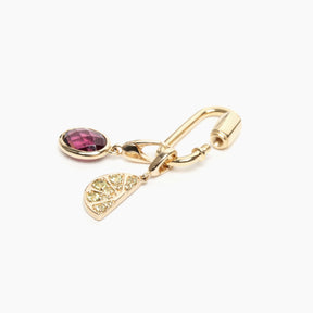 Gold Carabiner Locking Charm