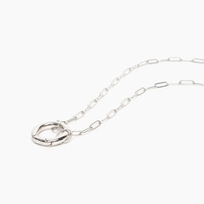 Gold Circle Charm Necklace