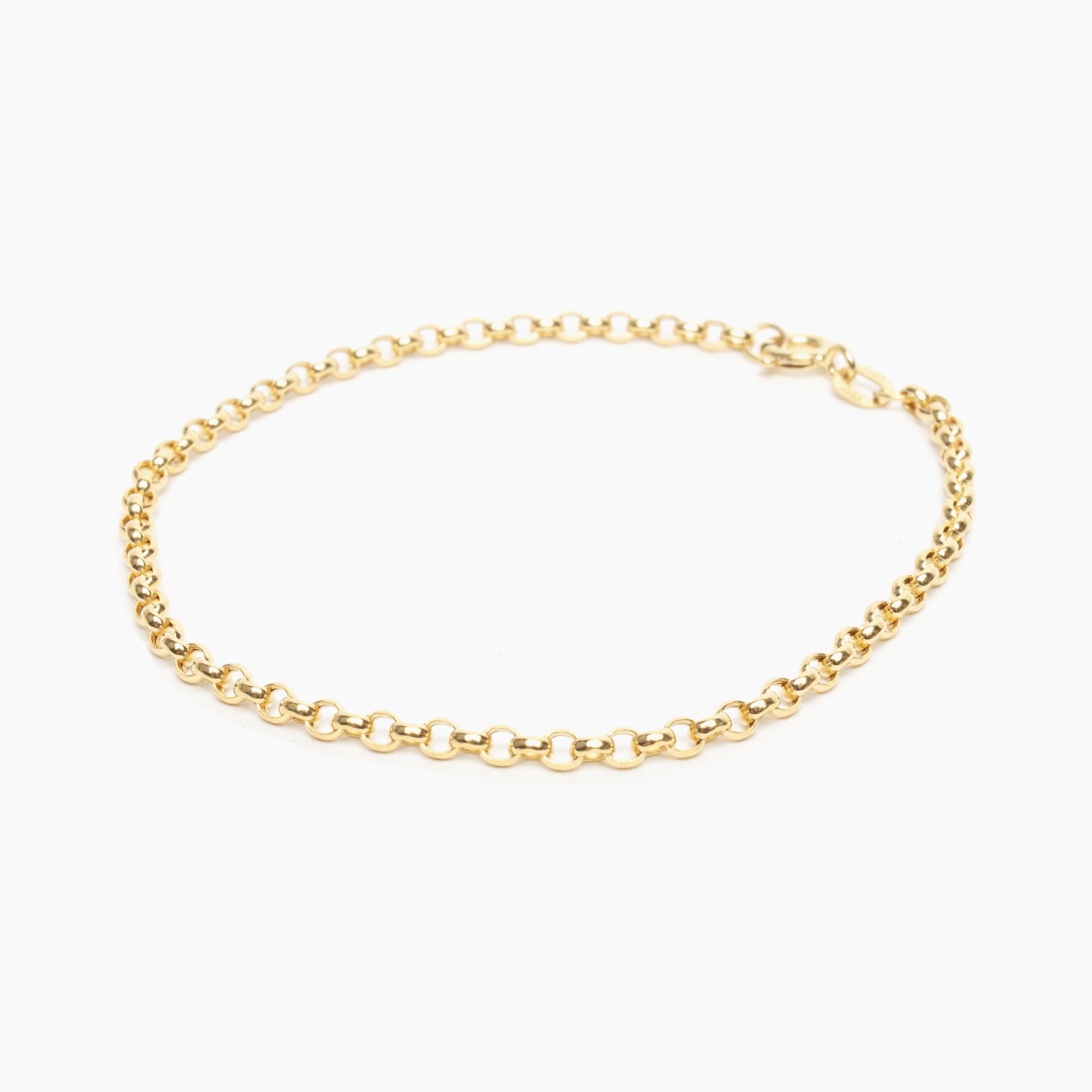 Gold Rolo Chain Bracelet