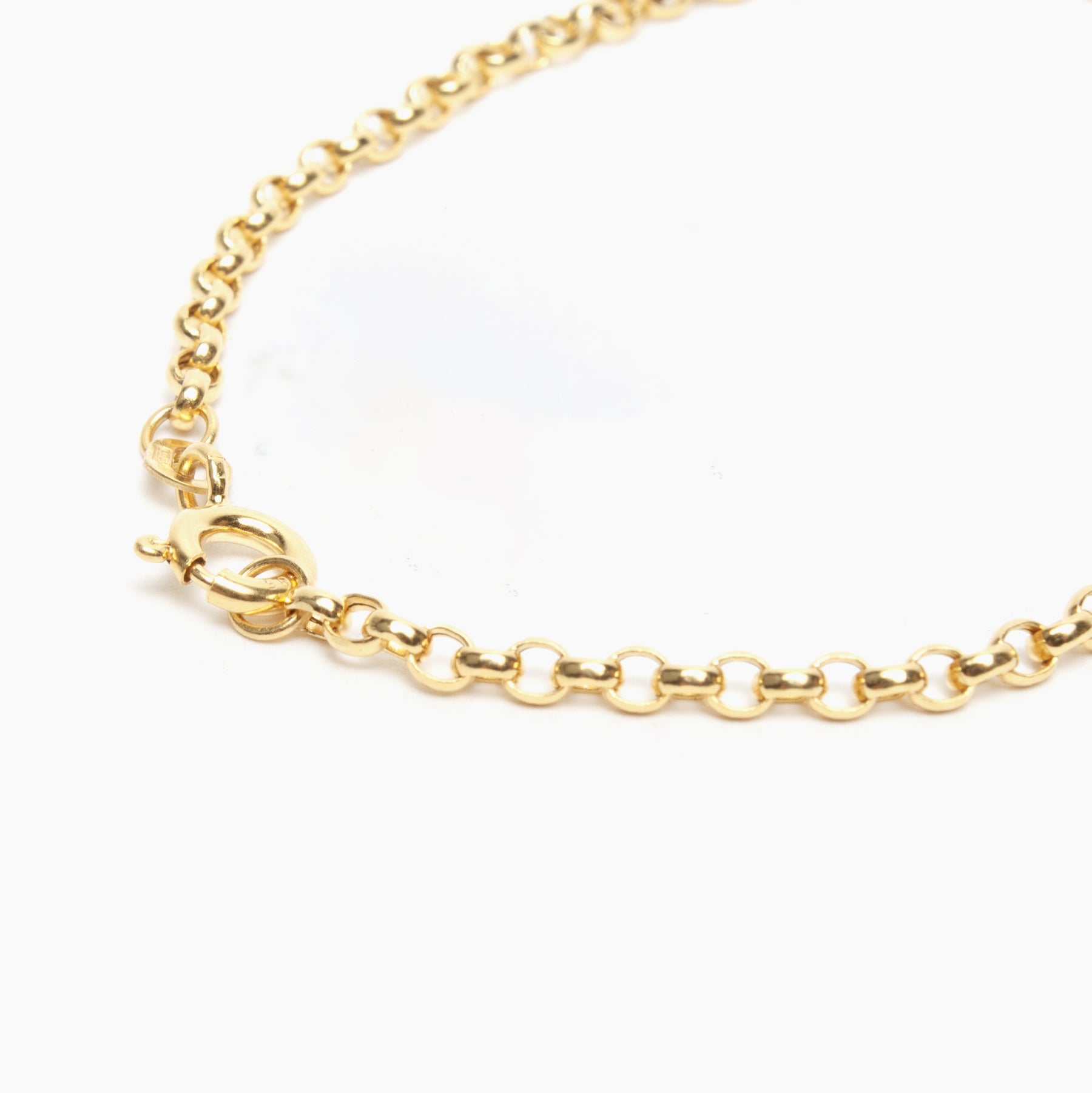 Gold Rolo Chain Bracelet