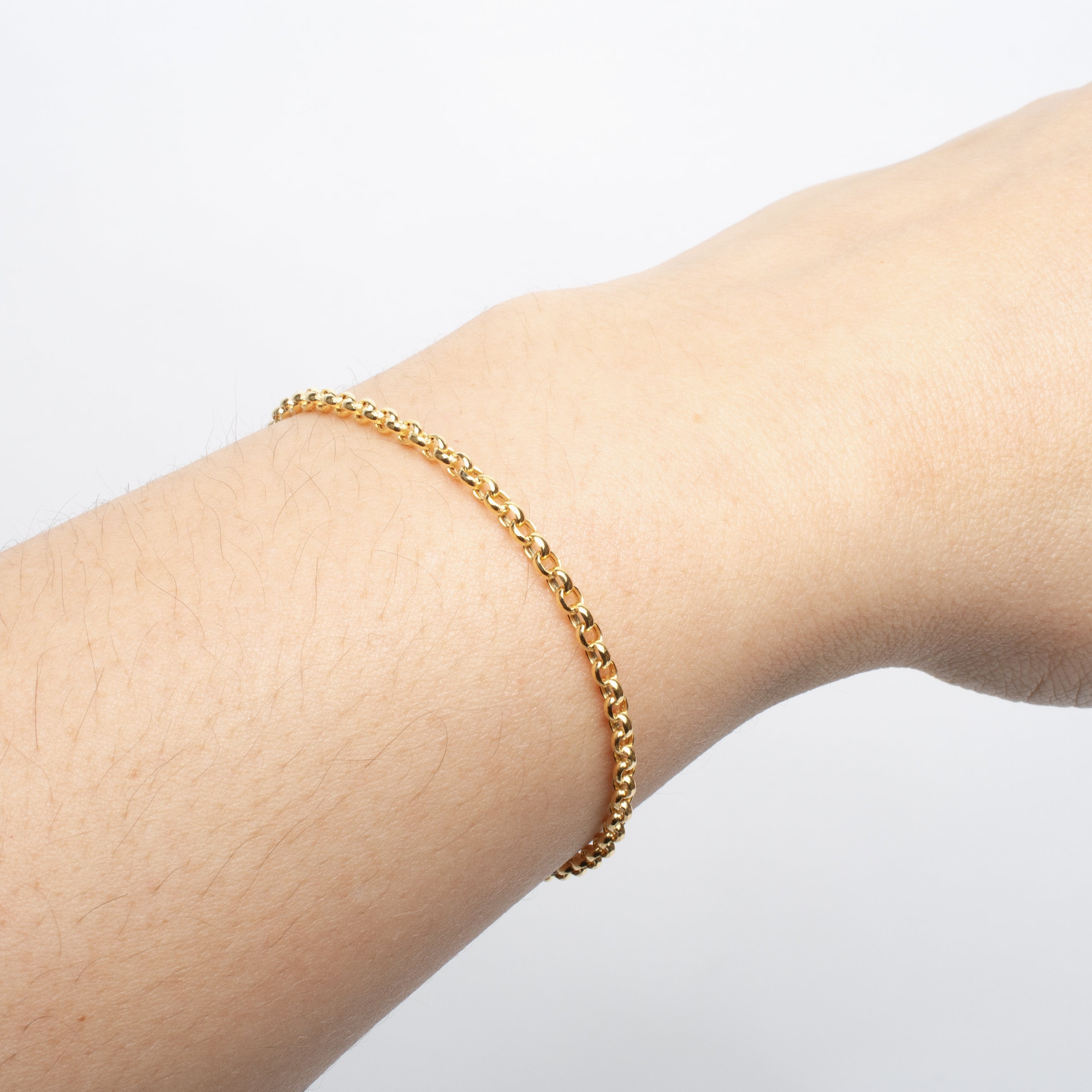 Gold Rolo Chain Bracelet