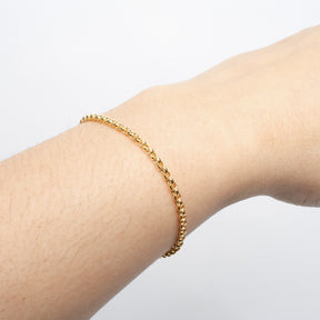 Gold Rolo Chain Bracelet