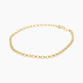 Gold Rolo Chain Bracelet