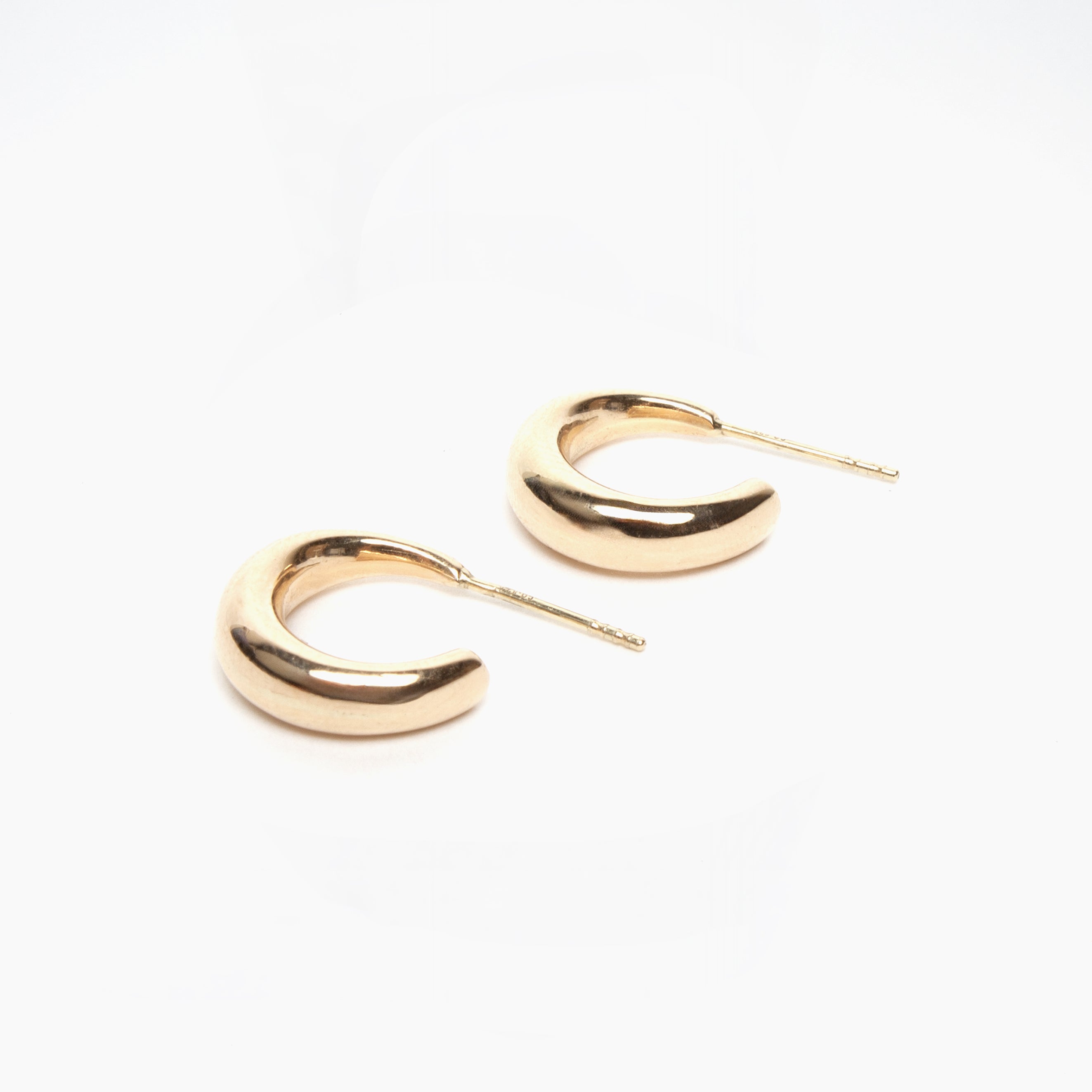 Small Tapered Hoop Earrings