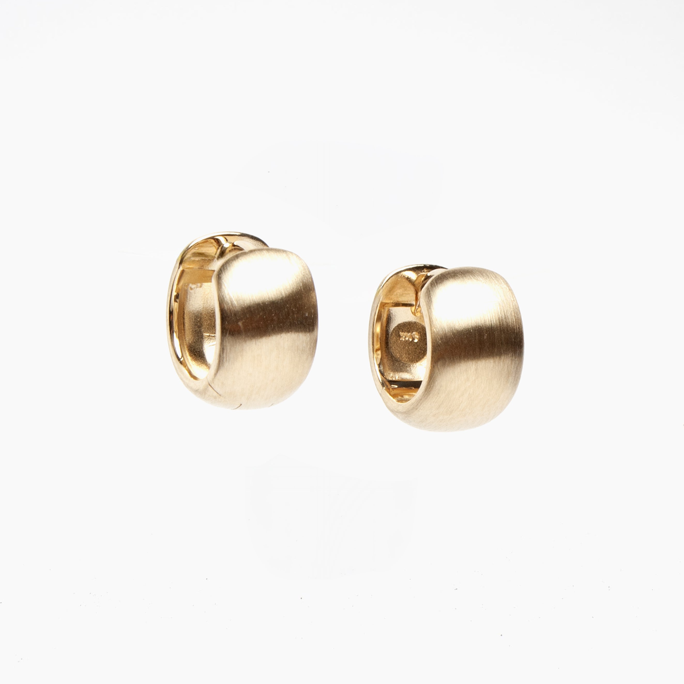 Wide Hinged Hoop Earrings