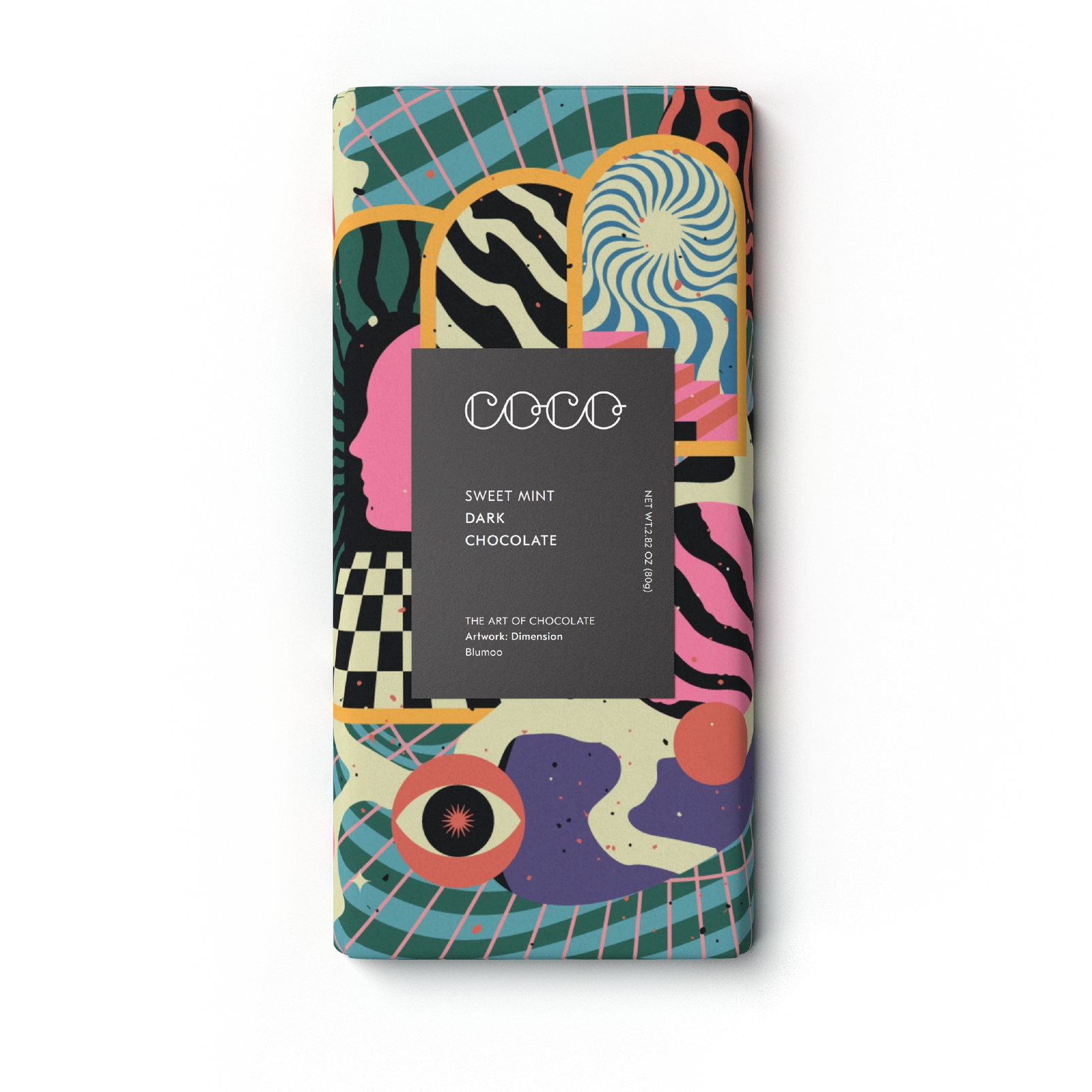 80g Sweet Mint Dark Chocolate