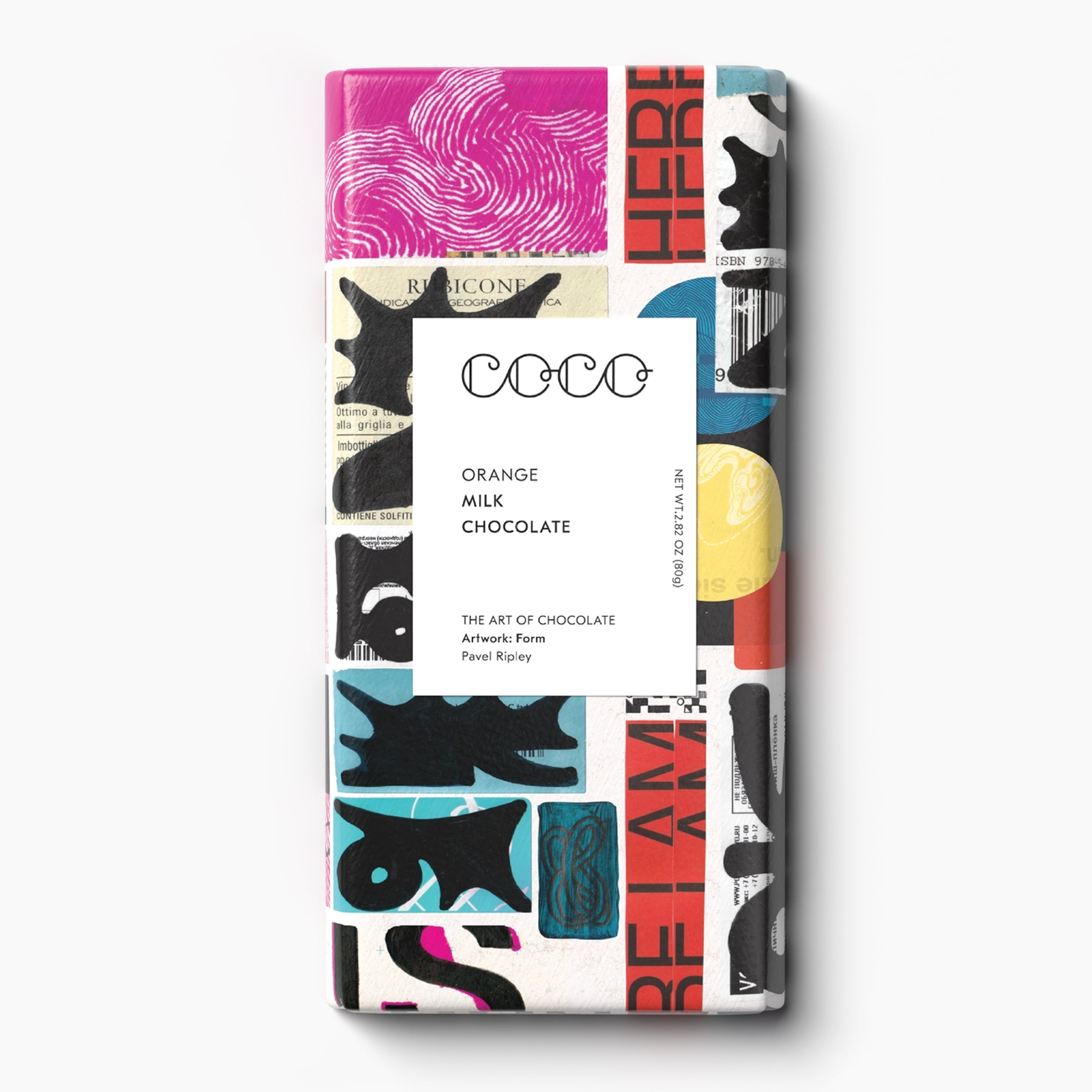 80g Orange Milk Chocolate