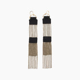 Silo Earrings in Black