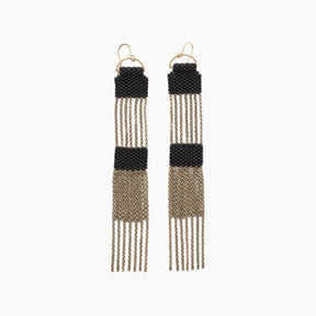Silo Earrings in Black