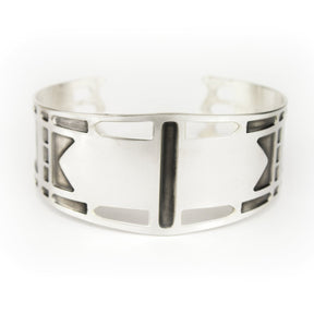 betsy & iya silver St. Johns Bridge cuff bracelet