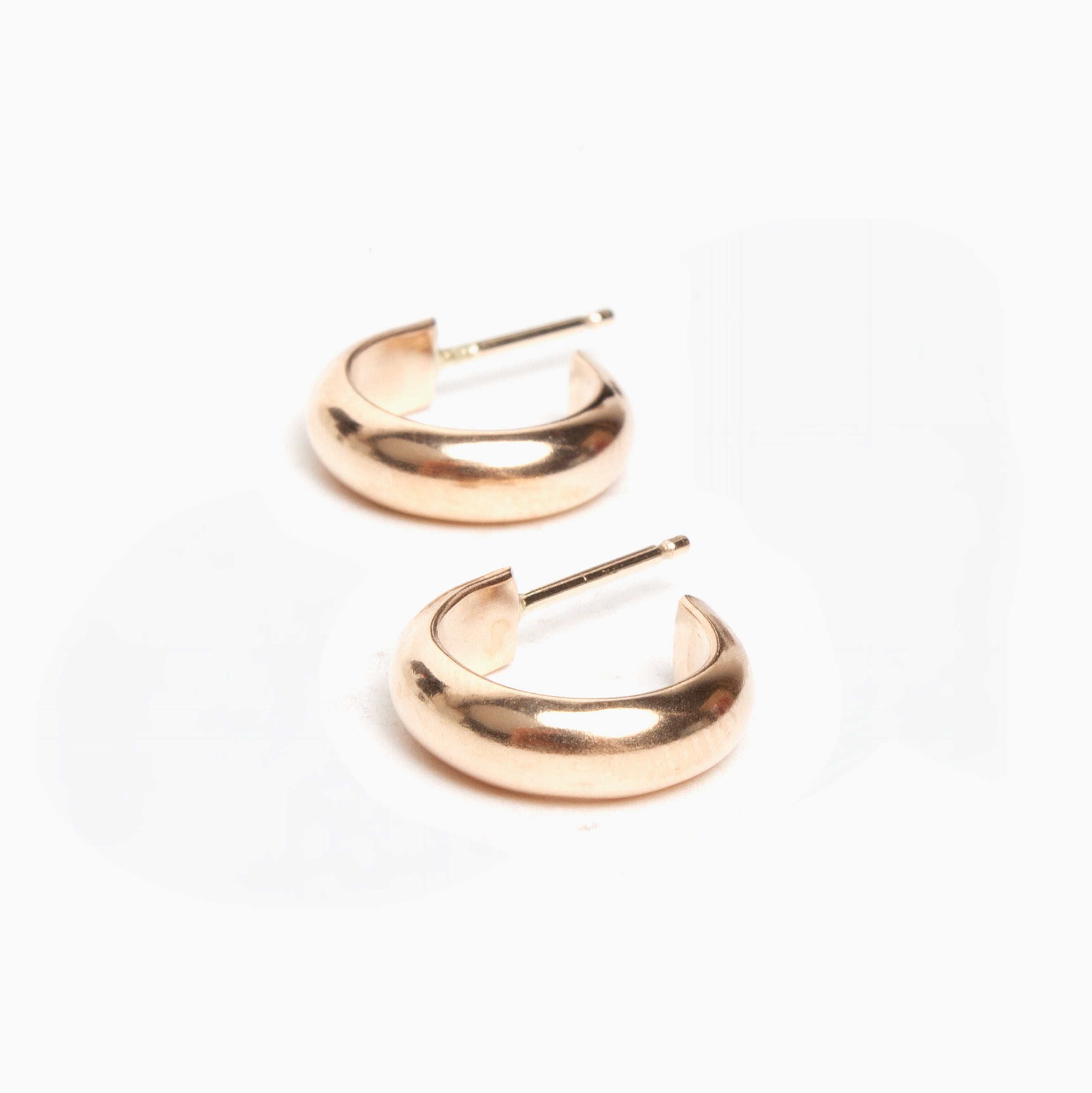 Baby Dome Hoop Earrings
