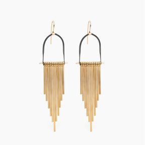 Brass Celestial Earrings