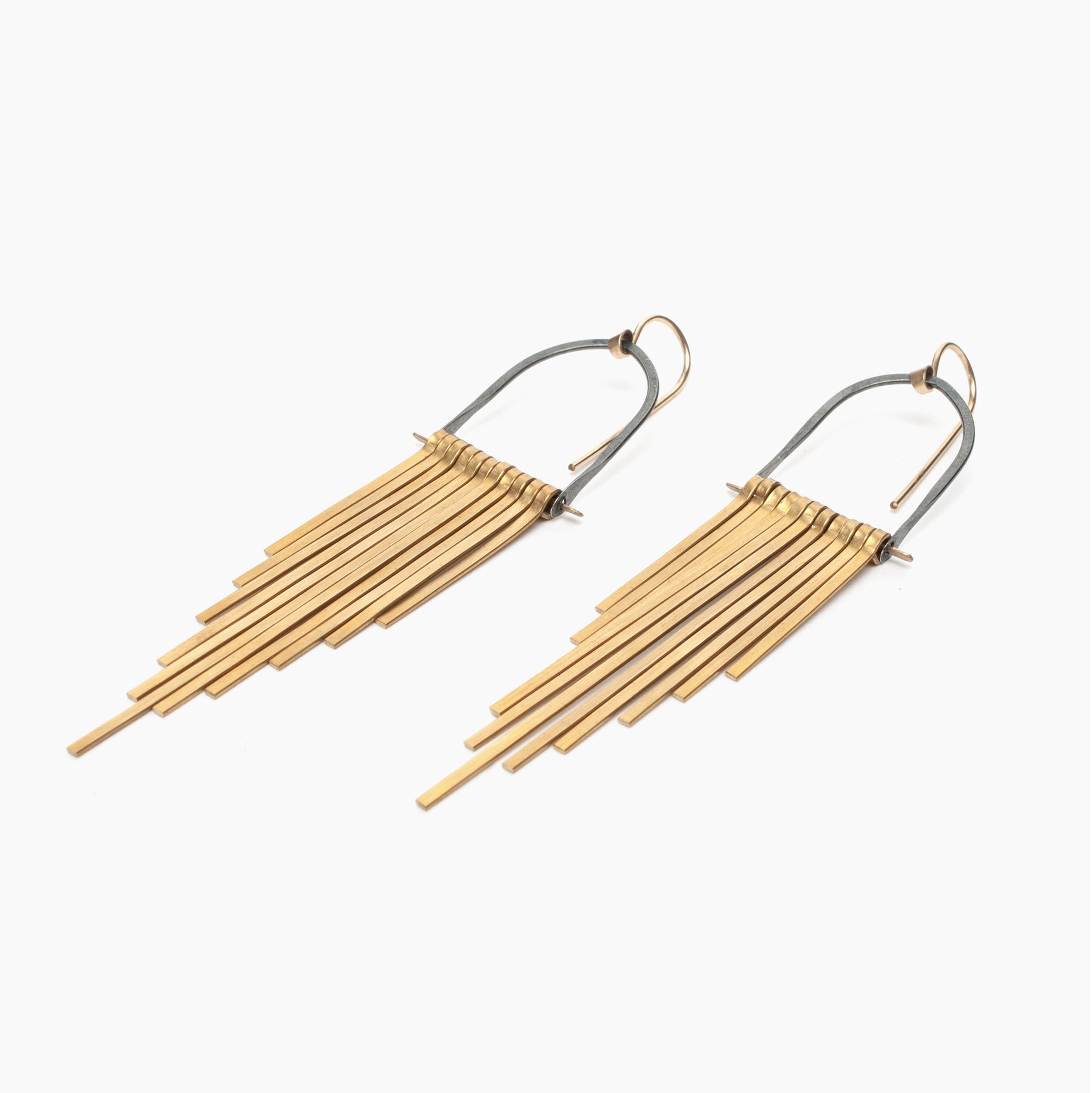 Brass Celestial Earrings