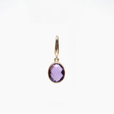 Checkerboard Gemstone Charm Pendants