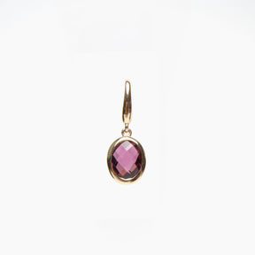 Checkerboard Gemstone Charm Pendants
