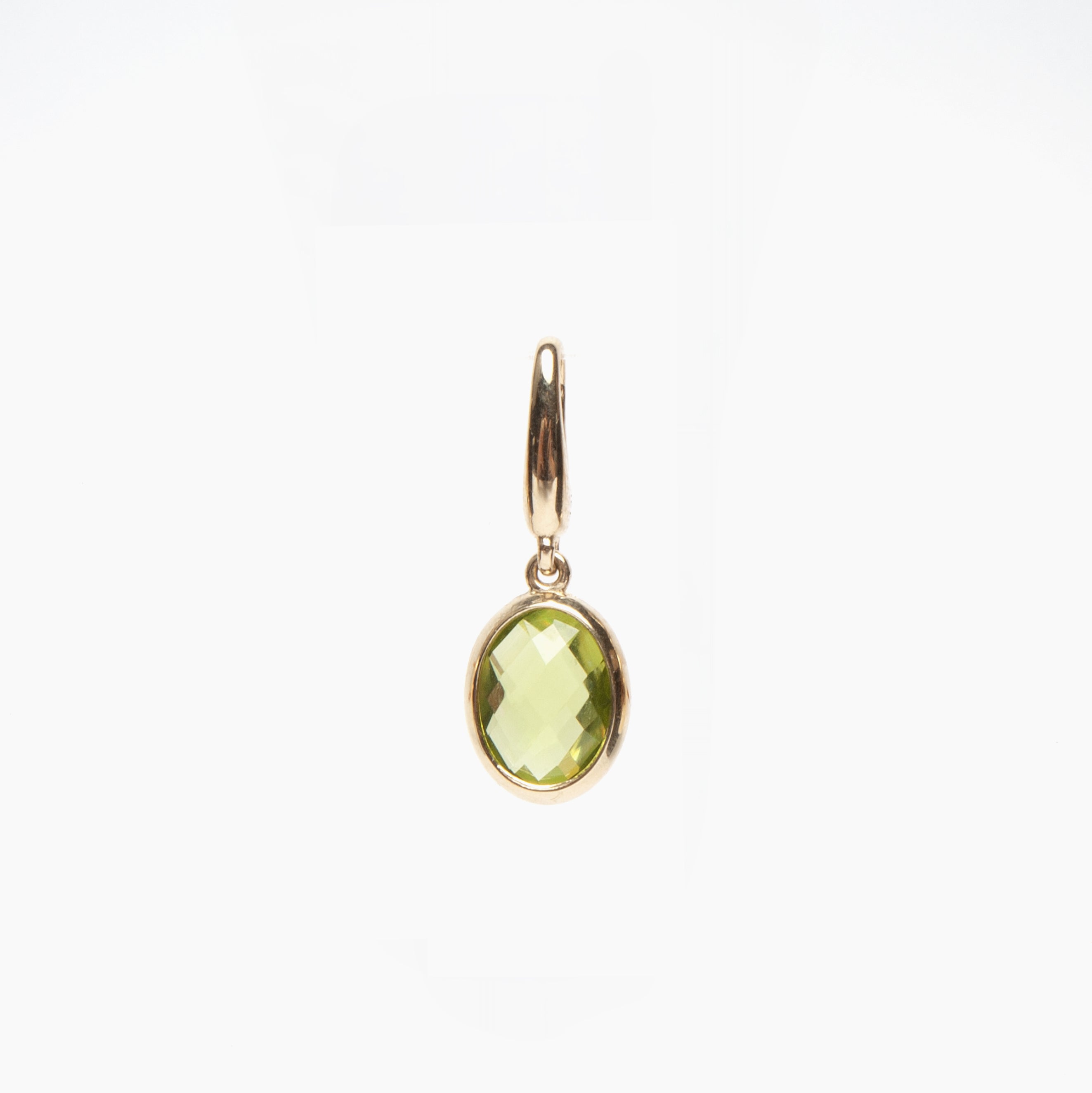 Checkerboard Gemstone Charm Pendant