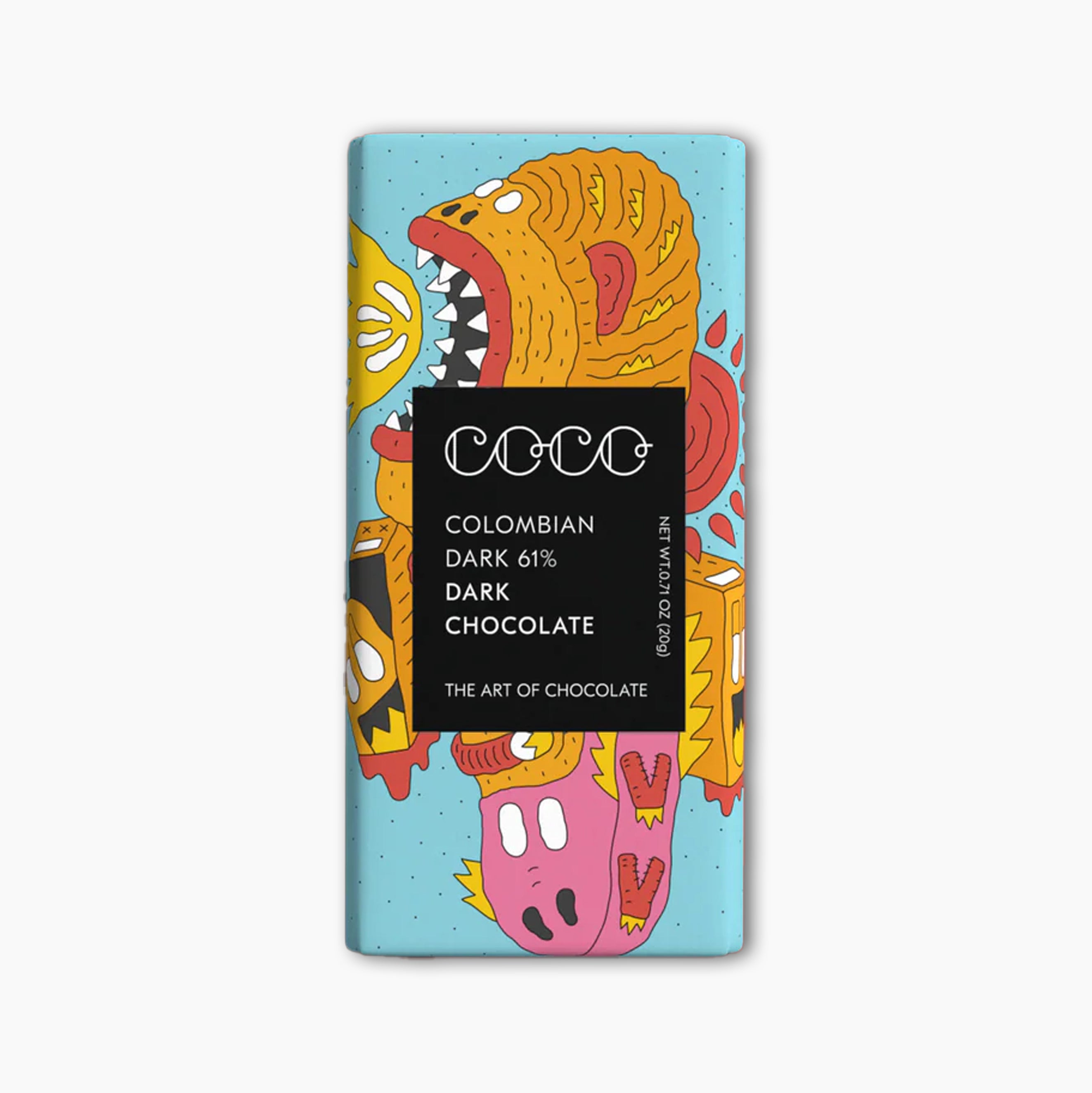 20g Colombian Dark Chocolate 61% | Mast Chocolate
