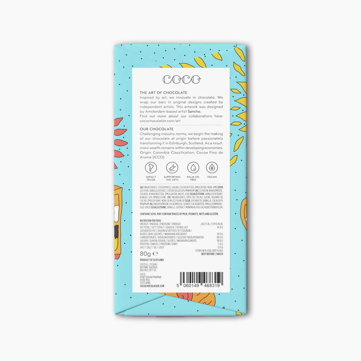 20g Colombian Dark Chocolate