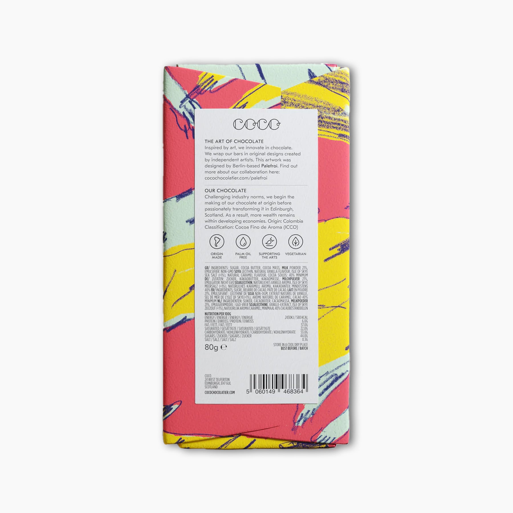 80g Salted Caramel Milk Chocolate