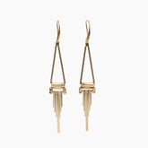 Geometric Brass Earrings