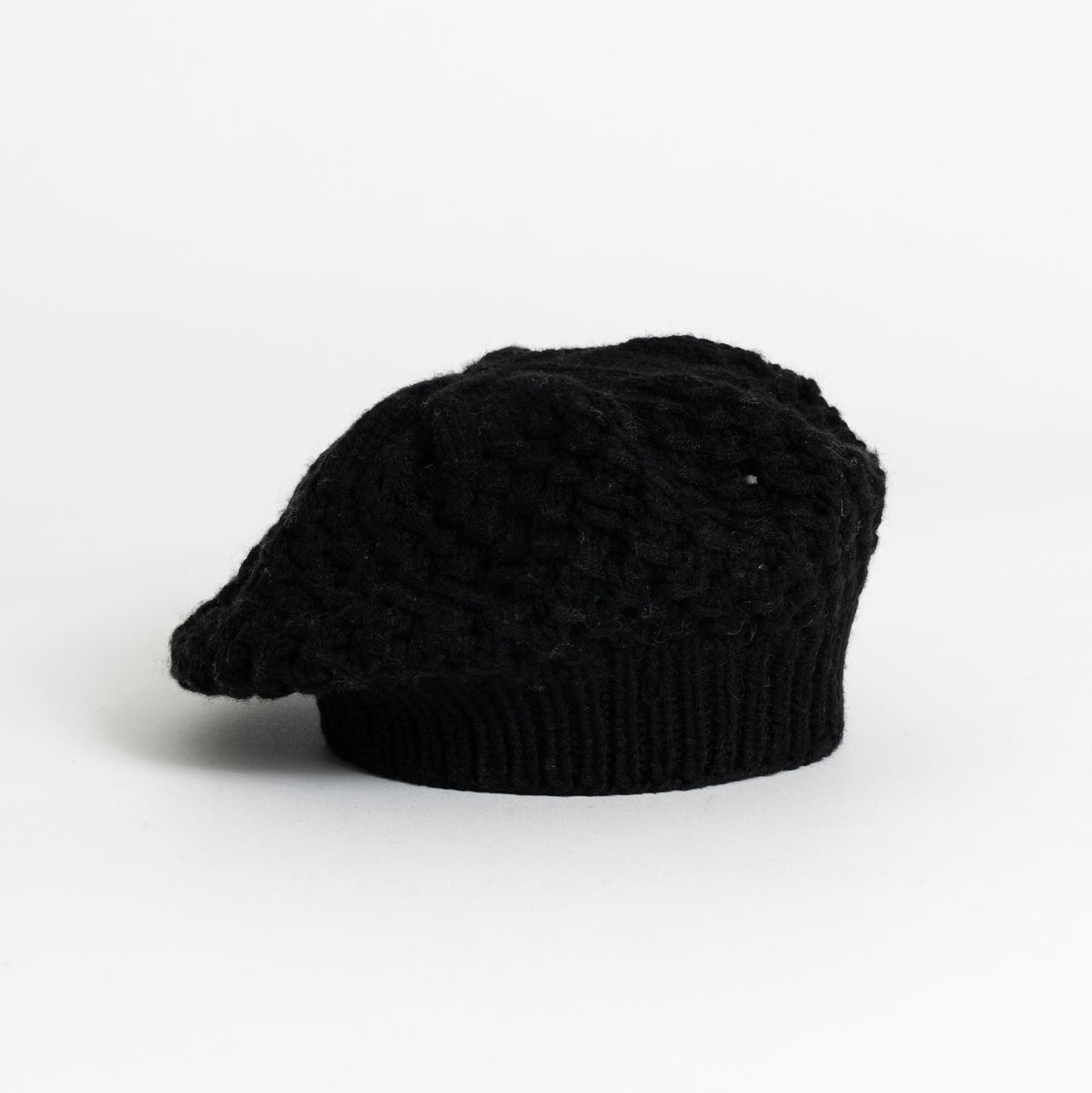 Cashmere + Merino Handkint Lace Beret