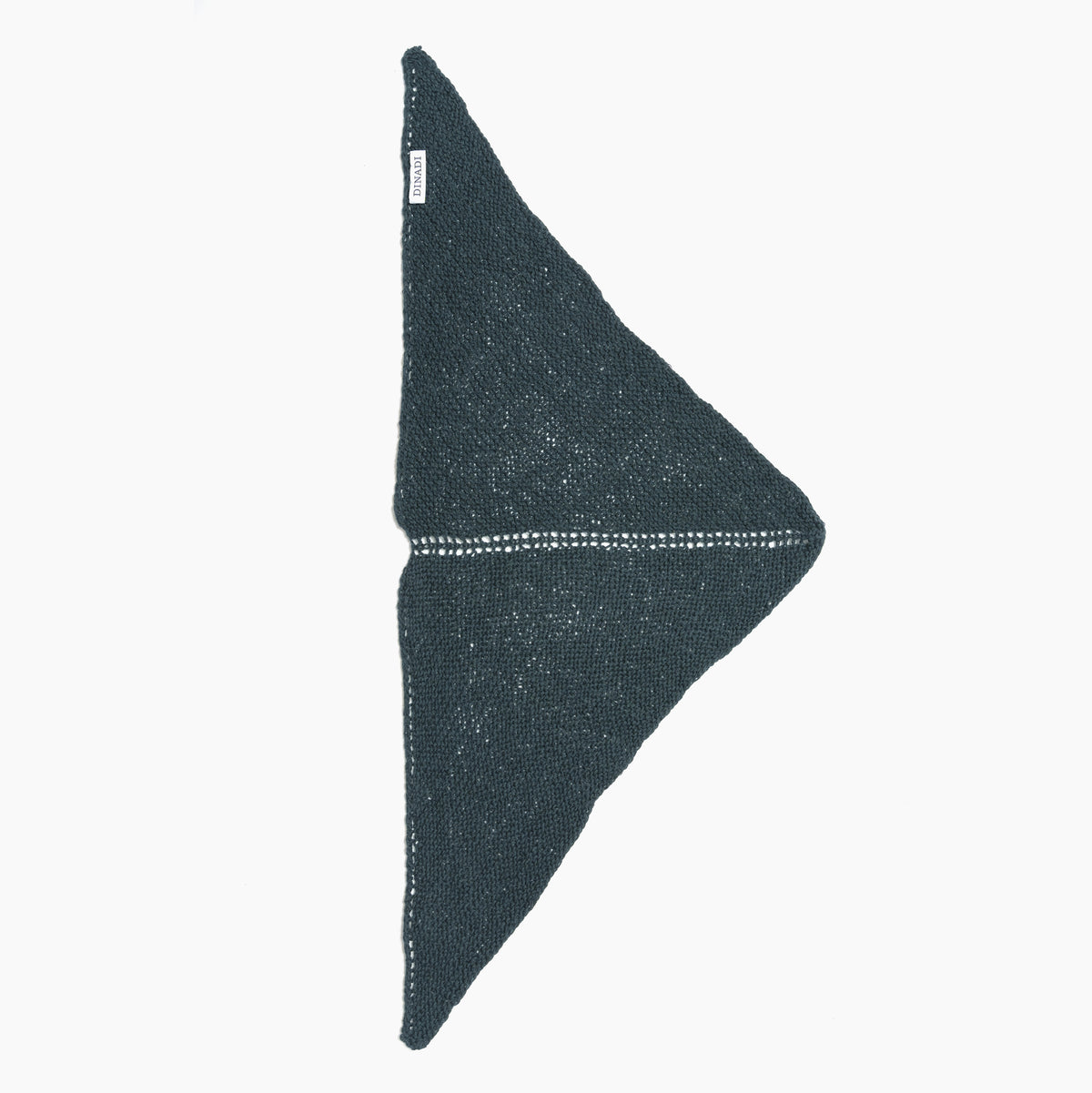 Merino Handknit Triangle Scarf