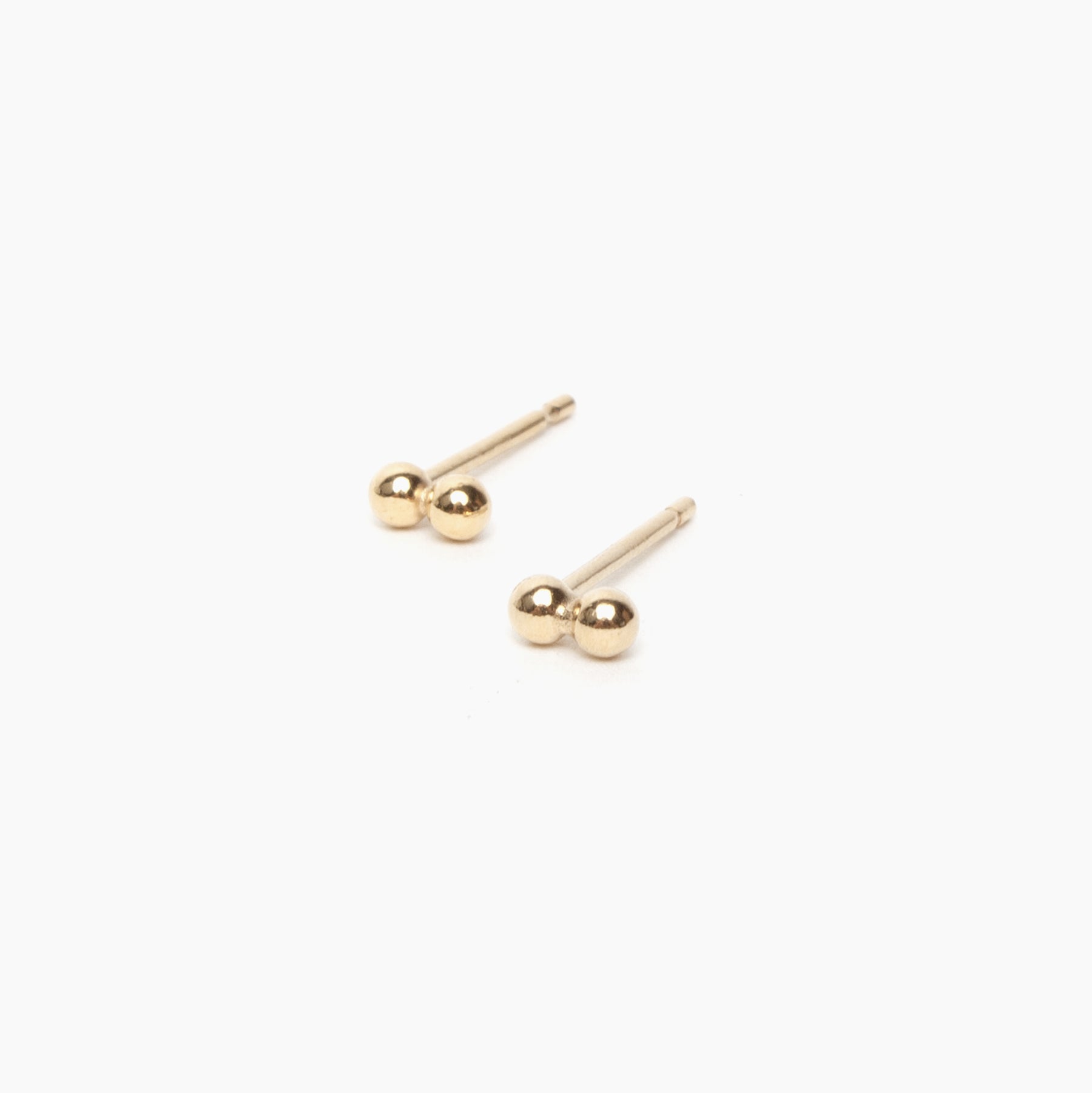 Double Dot Stud Earrings