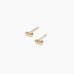 Double Dot Stud Earrings