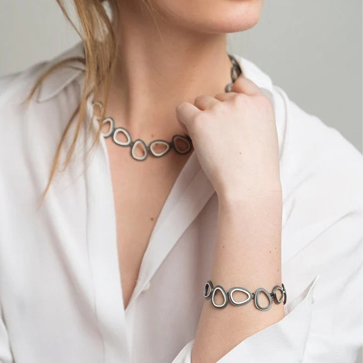 Eclipse Organic Ovals Bracelet