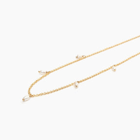 Five Small Pearl Necklace